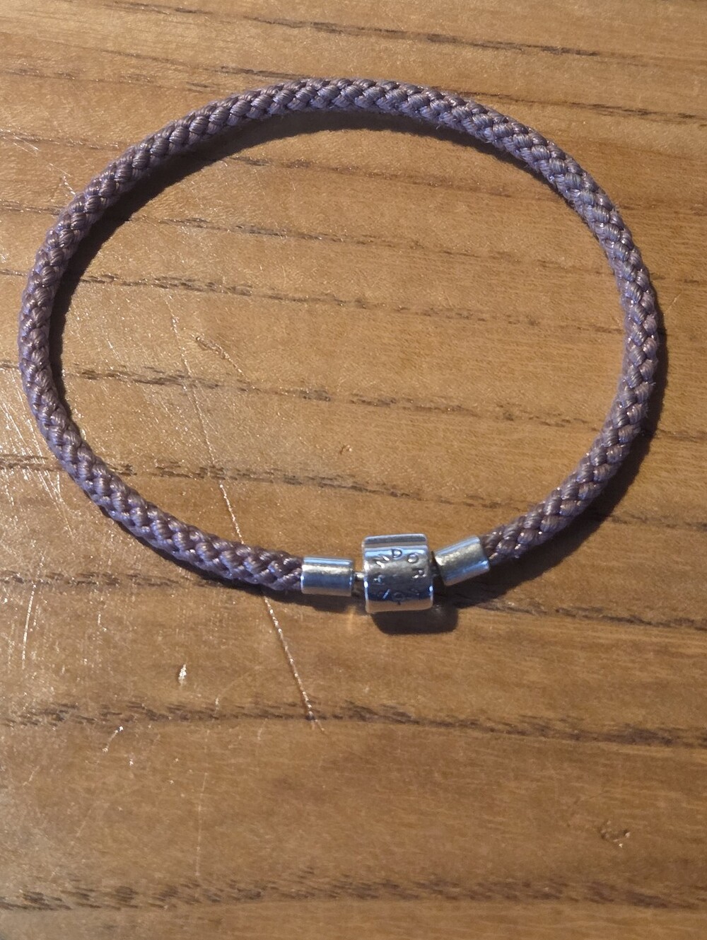 Pandora Shimmering Pink Cord Bracelet Size 7.5